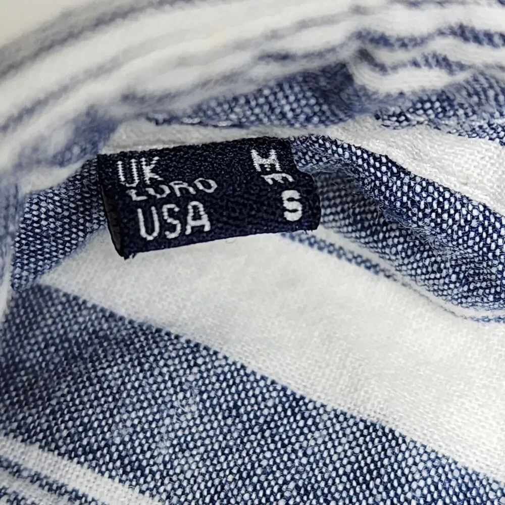 Barbour Stonebay Regular Short Sleeved Striped Shirt Cotton Men's Size Small - Picture 6 of 8